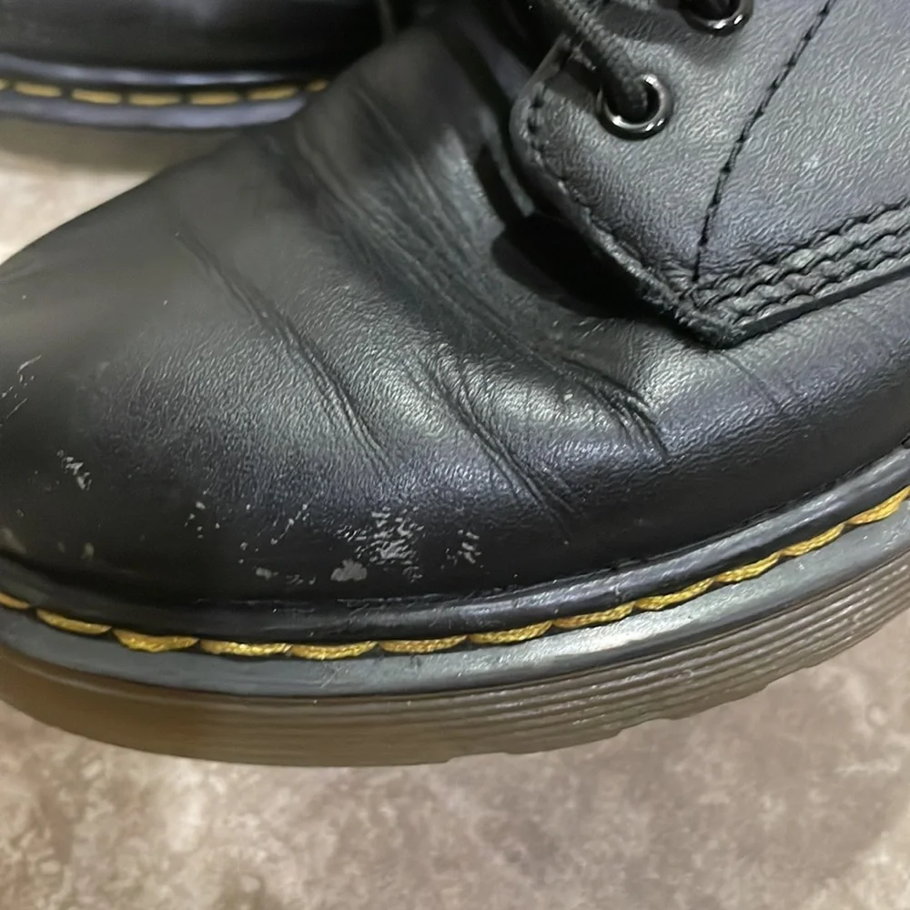 Dr Martens Junior 1460‎ softy T leather lace up boots sz 3